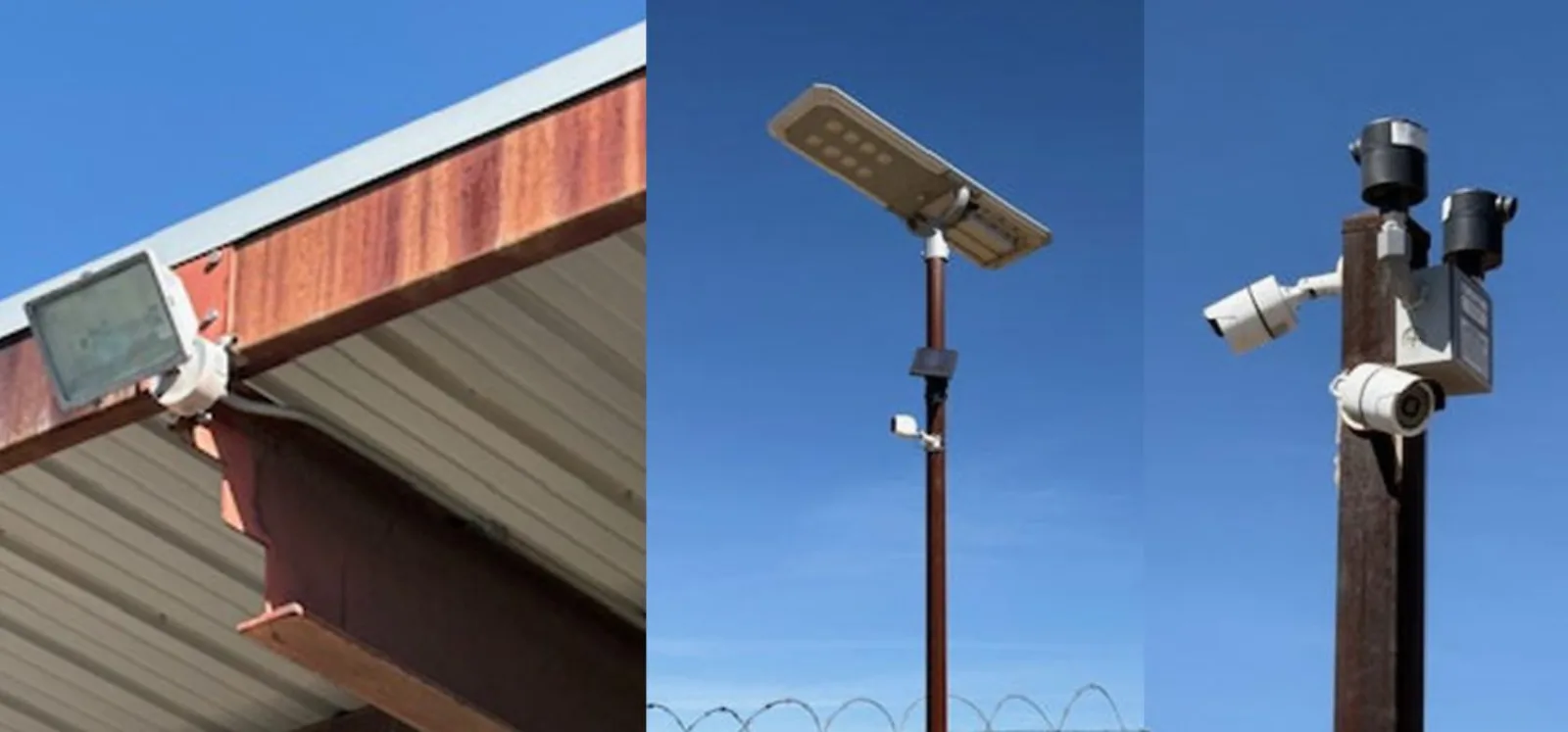 Security features at an El Mirage RV storage facility